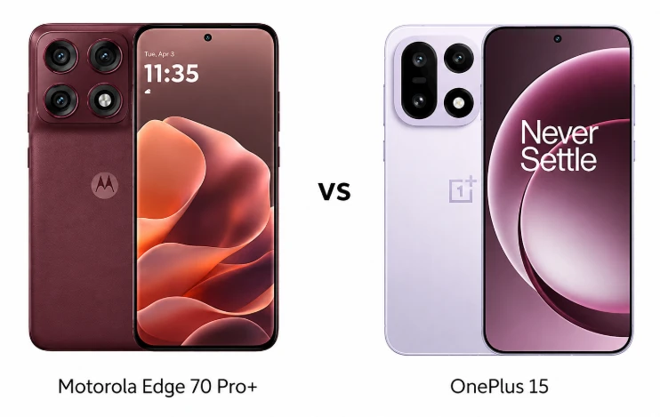 Порівняння Motorola Edge 70 Pro+ та OnePlus 15: вибір між ціною та преміальними можливостями