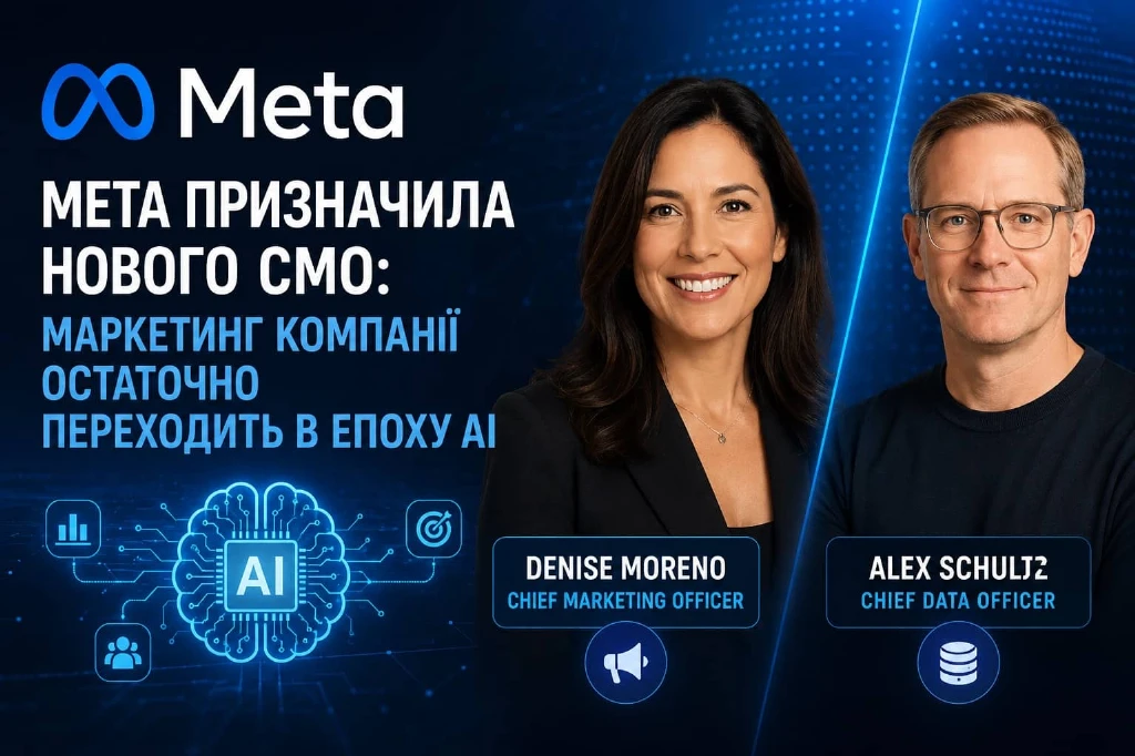 Meta призначила нового CMO: маркетинг компанії остаточно переходить в епоху AI